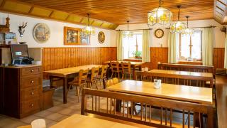 Zwei Fotos Salettl & Stube